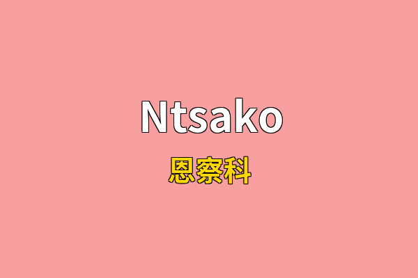Ntsako英文名