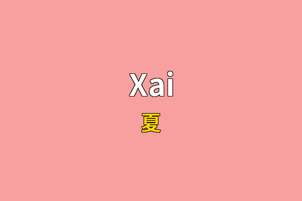Xai英文名
