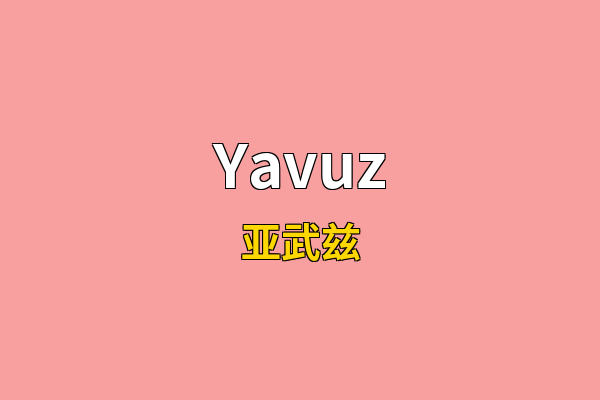 Yavuz英文名
