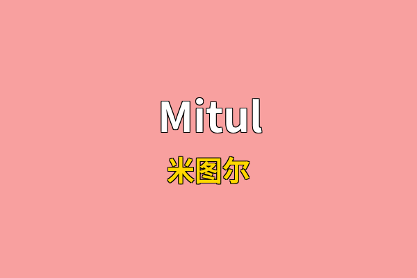 Mitul英文名