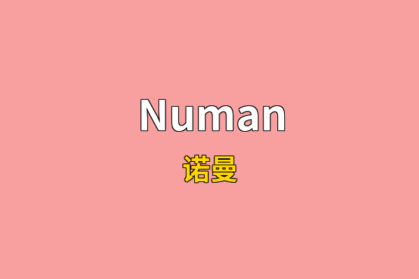 Numan英文名