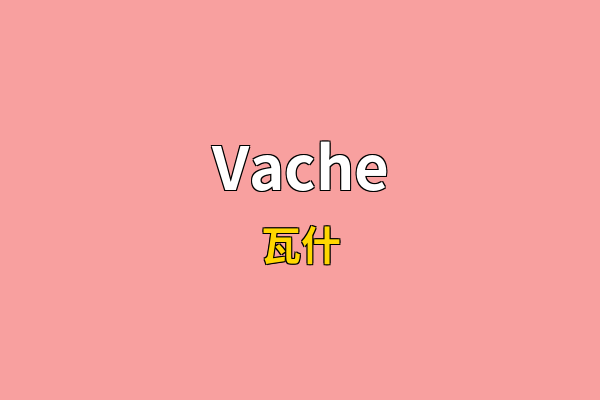 Vache英文名