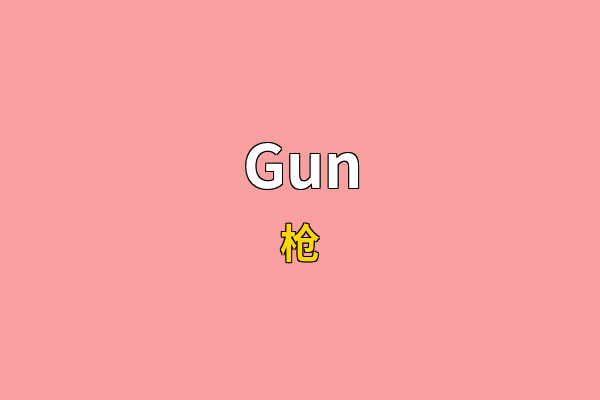 Gun英文名