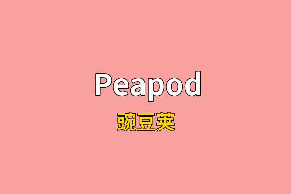 Peapod英文名