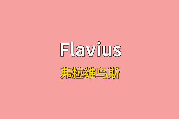 Flavius英文名