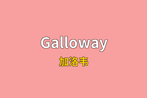 Galloway英文名