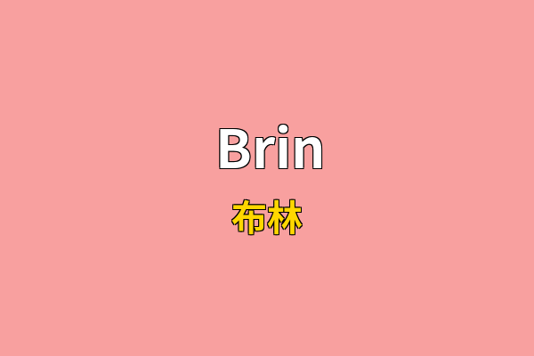 Brin英文名