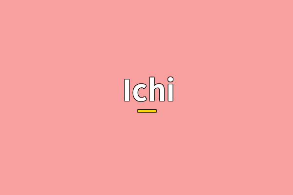 Ichi英文名