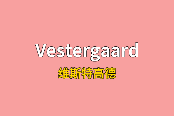 Vestergaard英文名