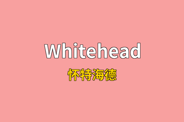 Whitehead英文名
