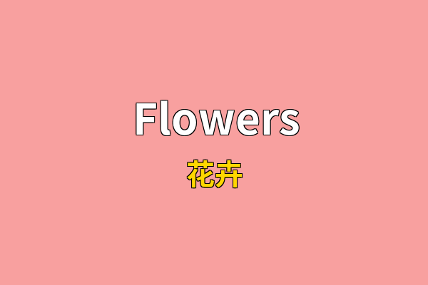 Flowers英文名