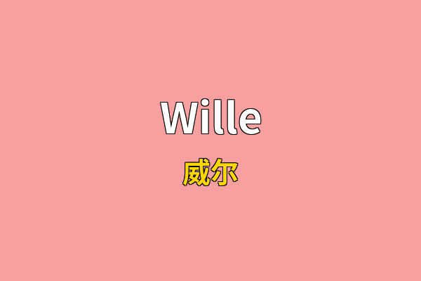 Wille英文名