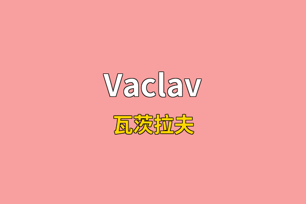 Vaclav英文名