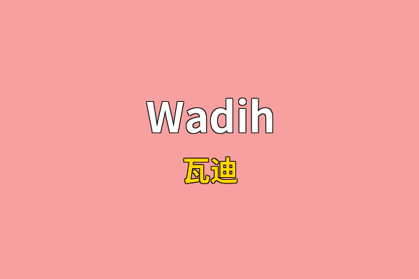 Wadih英文名