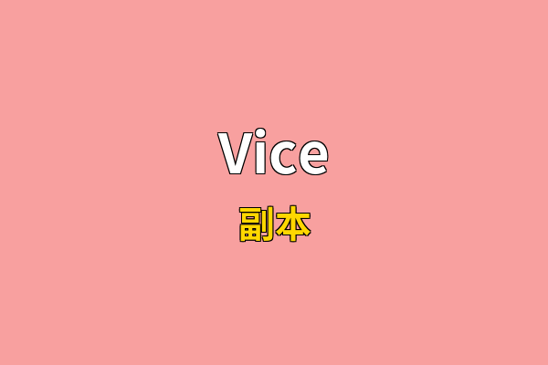 Vice英文名