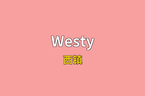 Westy英文名