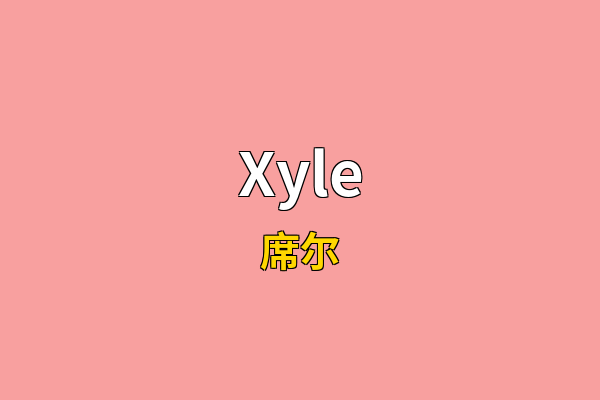 Xyle英文名