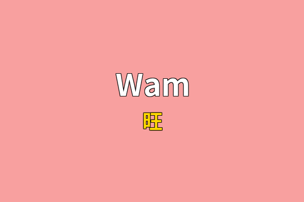Wam英文名