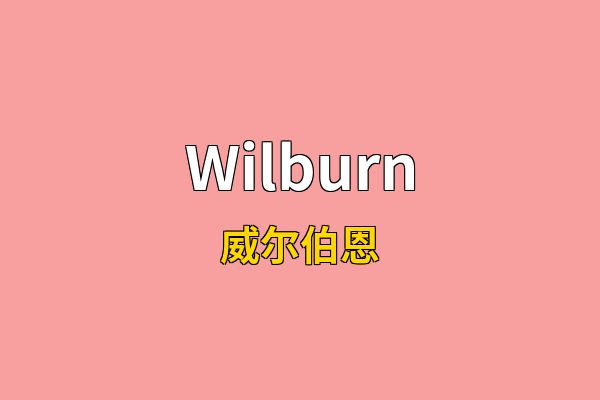 Wilburn英文名
