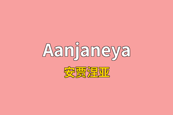 Aanjaneya英文名