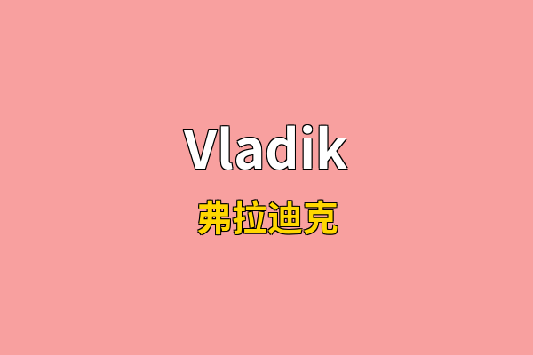 Vladik英文名