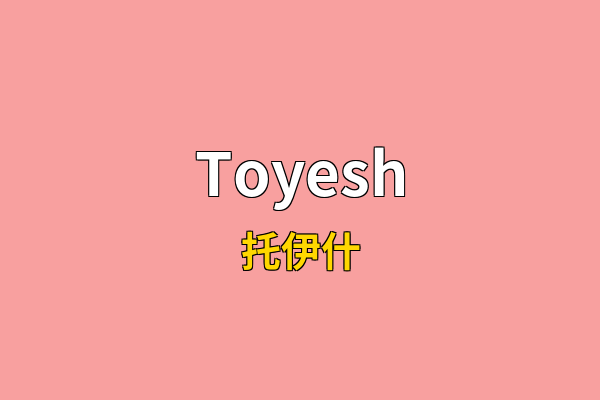 Toyesh英文名
