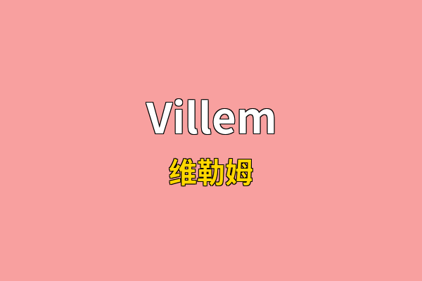 Villem英文名