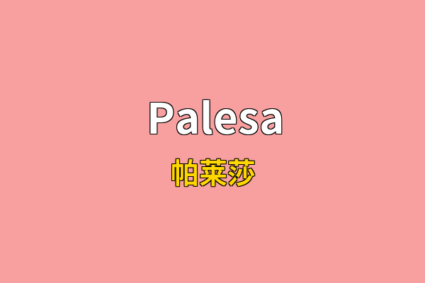 Palesa英文名