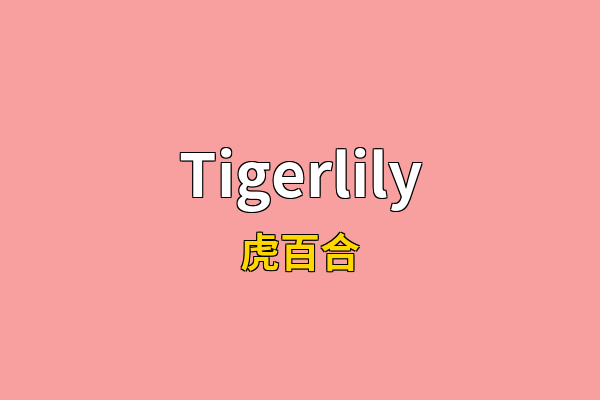 Tigerlily英文名