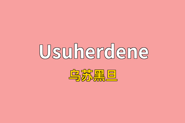 Usuherdene英文名