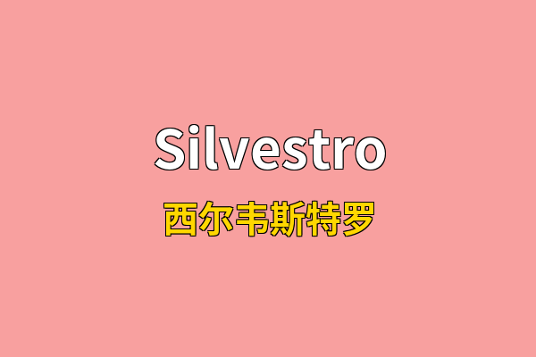 Silvestro英文名