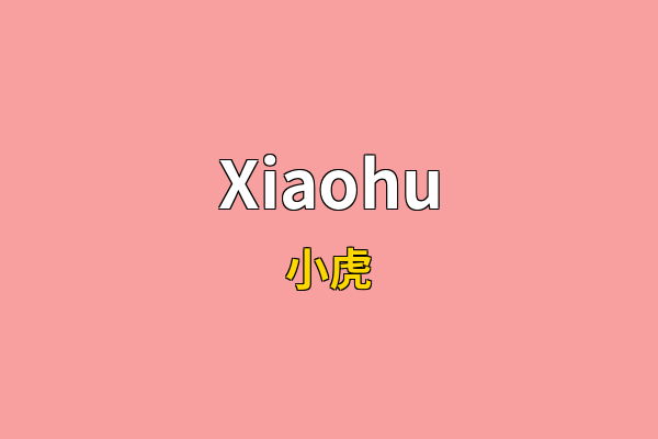 Xiaohu英文名